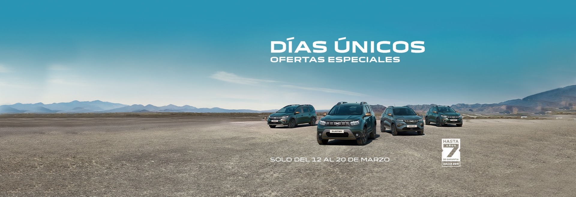 Días únicos Dacia